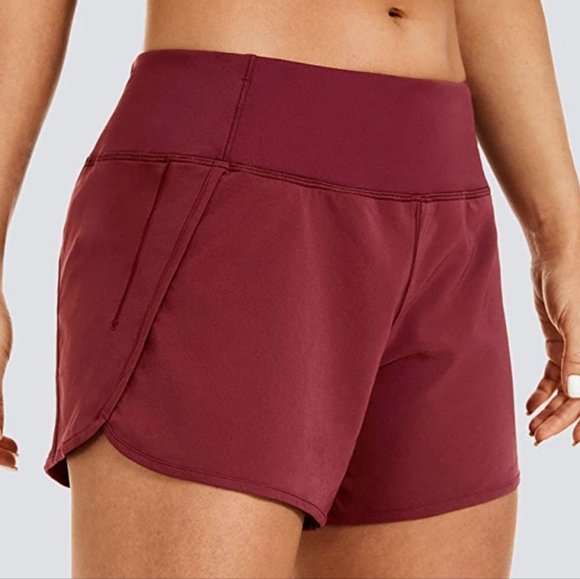 NWT CRZ YOGA High Waisted Workout Shorts l - Picture 3 of 16